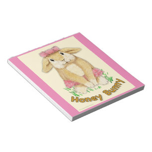 Bloc-note Design lapin miel 01