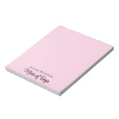 Bloc-note Design Moderne Pour Maman Rose (Tourné)