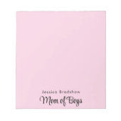 Bloc-note Design Moderne Pour Maman Rose (Devant)