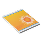 Bloc-note Design personnalisé Curly Sunshine (Incliné)