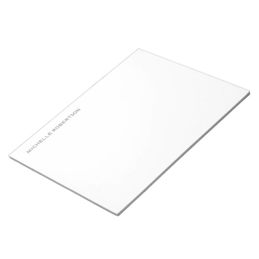 Bloc-note Design personnalisé moderne professionnel (Incliné)