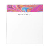 Bloc-note Design Super rose Orange (Devant)