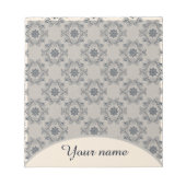 Bloc-note design vintage personnalisé (Devant)