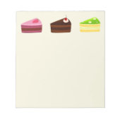 Bloc-note Dessert de tranches de gâteau (Devant)