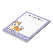 Bloc-note Dessin Akita Inu / Shiba Inu (Tourné)