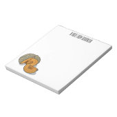 Bloc-note dessin animé citrouille (Tourné)