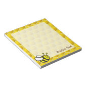 Bloc-note Dessin animé d'abeille à miel (Incliné)