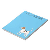 Bloc-note dessin animé de chien beagle (Tourné)