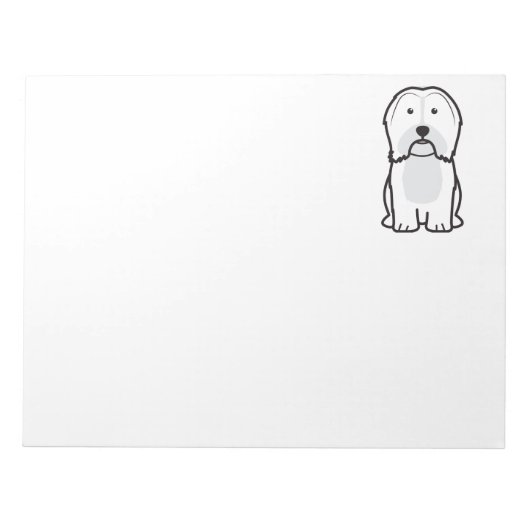 Bloc-note Dessin animé de chien havanais (Devant)