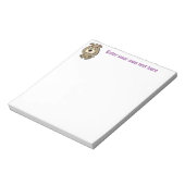 Bloc-note Dessin animé de chiot personnalisable (Tourné)