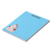 Bloc-note dessin animé de gâteau mariage (Tourné)