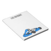 Bloc-note dessin animé de Kart racing (Incliné)