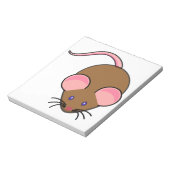 Bloc-note Dessin animé de souris mignonne (Tourné)