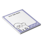 Bloc-note Dessin Bichon Frise (Incliné)