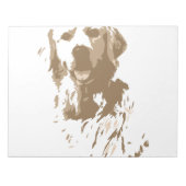 Bloc-note Dessin créatif Golden Retriever (Devant)