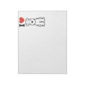 Bloc-note Dessin de chien de Terrier roux (Tourné)