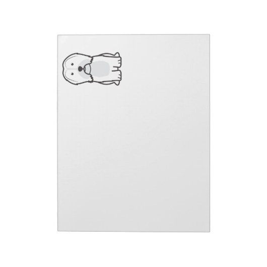 Bloc-note Dessin de Chien Havanais (Tourné)