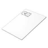 Bloc-note Dessin de Chien Havanais (Incliné)