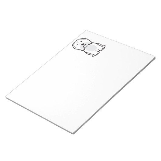 Bloc-note Dessin de Chien Havanais (Incliné)