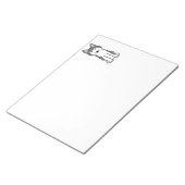 Bloc-note Dessin de Chien Sibérie Husky (Incliné)