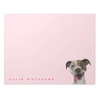 Dessin de Chien Taureau Souriant
