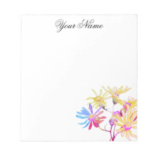 Bloc-note Dessin de Daisy Tie-Dye
