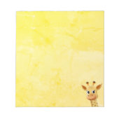 Bloc-note Dessin de Giraffe Bébé mignonne (Devant)