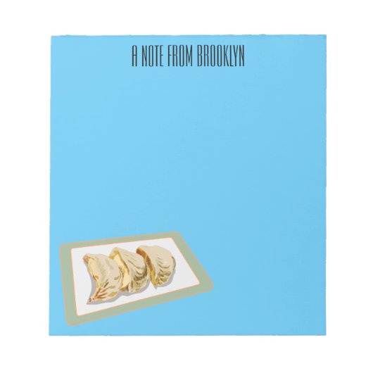 Bloc-note Dessin de Jiaozi / Chinese dumplings (Devant)