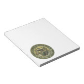 Bloc-note Dessin de la déesse romaine Justice avec des anges (Incliné)