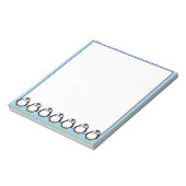 Bloc-note Dessin de pingouin mignon personnalisé (Tourné)