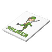 Bloc-note Dessin de soldat bâton (Tourné)