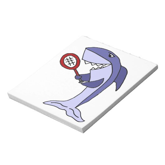 Bloc-note Dessin de tennis de requin (Tourné)