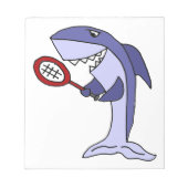 Bloc-note Dessin de tennis de requin (Devant)