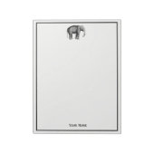 Bloc-note Dessin d'éléphant vintage (Tourné)