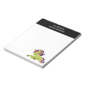 Bloc-note Dessin d'Halloween de Cute Frankenstein Unicorn (Tourné)