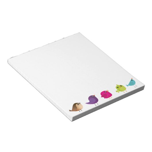Bloc-note Dessin d'Oiseau de Bruant (Incliné)