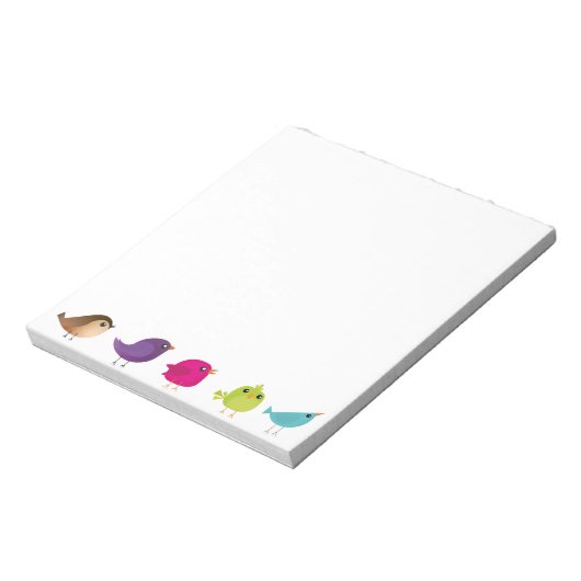 Bloc-note Dessin d'Oiseau de Bruant (Tourné)