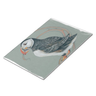Bloc-note Dessin d'Oiseaux de Puffin de l'Atlantique