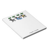 Bloc-note Dessin du cool Labradors Beach Party (Incliné)