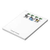 Bloc-note Dessin du cool Labradors Beach Party (Tourné)