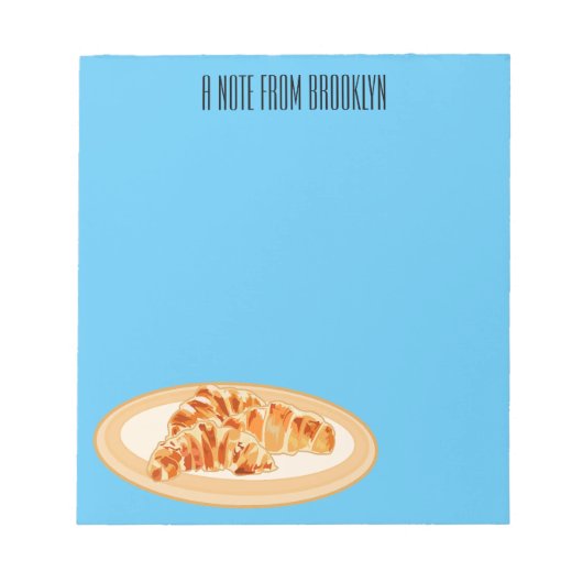 Bloc-note Dessin du Croissant (Devant)