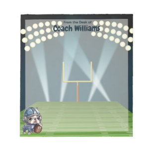 Bloc-note Dessin du stade de taurin français mignon