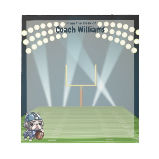 Bloc-note Dessin du stade de taurin français mignon (Devant)