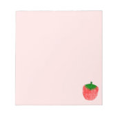 Bloc-note Dessin fraise (Devant)