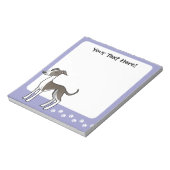 Bloc-note Dessin Greyhound / Whippet / Greyhound italien (Tourné)