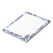 Bloc-note Dessin imprimé floral paisley complexe (Tourné)