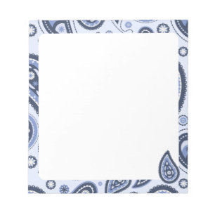 Bloc-note Dessin imprimé floral paisley complexe