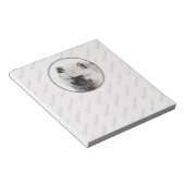 Bloc-note Dessin Keeshond Chiot - Joli dessin original Chien (Incliné)