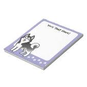 Bloc-note Dessin Sibérien Husky / Malamute d'Alaska (Tourné)