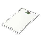 Bloc-note Dessin vintage de sanglier BW #3C (Incliné)